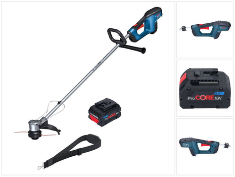 Bosch GRT 18V-33 Cortabordes a batería profesional 18 V 330 mm sin escobillas + 1x batería ProCORE 8,0 Ah - sin cargador