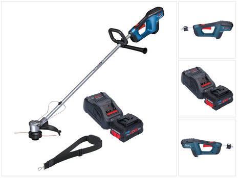 Bosch GRT 18V-33 Professional Akku Rasentrimmer 18 V 330 mm Brushless + 1x ProCORE Akku 8,0 Ah + Ladegerät