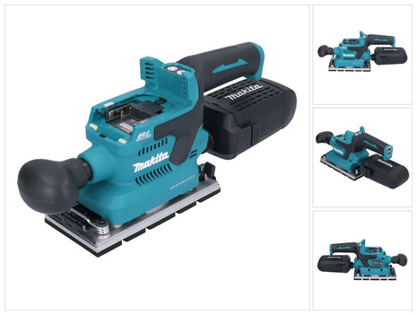 Makita DBO 381 ZU Ponceuse vibrante sans fil 18 V 93 x 185 mm Brushless Solo - sans batterie, sans chargeur