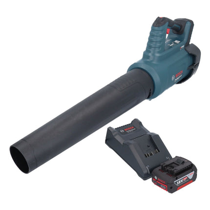 Bosch GBL 18V-750 Soplador profesional sin escobillas 18 V BITURBO + 1x batería 4,0 Ah + cargador