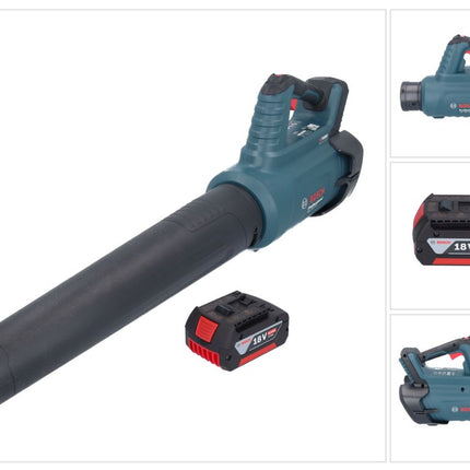 Bosch GBL 18V-750 Soplador de batería profesional 18 V BITURBO sin escobillas + 1x batería 6,0 Ah - sin cargador