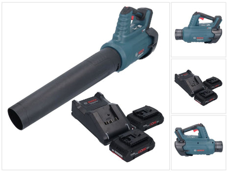 Bosch GBL 18V-750 Professional cordless blower 18 V BITURBO Brushless + 2x ProCORE battery 4.0 Ah + charger