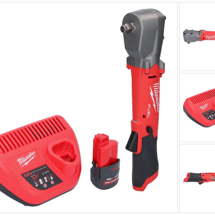 Milwaukee M12 FRAIWF12-251 Visseuse d'angle sans fil 12 V 1/2" 270 Nm Brushless + 1x batterie 2,5 Ah + chargeur