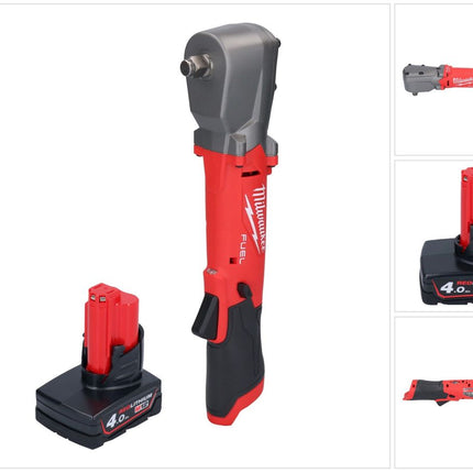 Milwaukee M12 FRAIWF12-401 llave de impacto angular a batería 12 V 1/2" 270 Nm sin escobillas + 1x batería 4,0 Ah - sin cargador