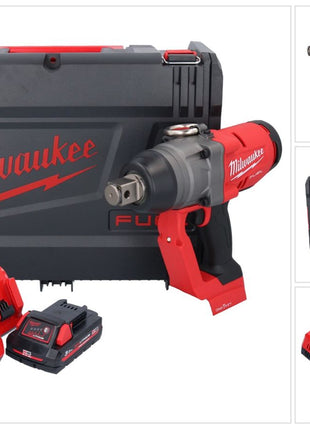 Milwaukee M18 ONEFHIWF1-301X Clé à choc sans fil 18 V 2033 Nm 1 Brushless + 1x batterie 3,0 Ah + chargeur + HD Box