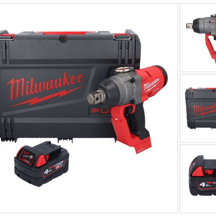 Milwaukee M18 ONEFHIWF1-401X Akku Schlagschrauber 18 V 2033 Nm 1″ Brushless + 1x Akku 4,0 Ah + HD Box - ohne Ladegerät