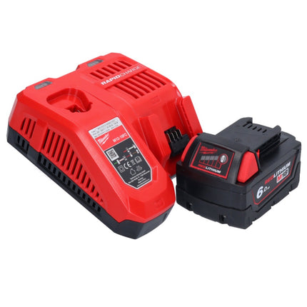 Llave de impacto inalámbrica Milwaukee M18 ONEFHIWF1-601X 18 V 2033 Nm 1″ sin escobillas + 1x batería 6,0 Ah + cargador + caja HD