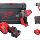 Llave de impacto inalámbrica Milwaukee M18 ONEFHIWF1-602X 18 V 2033 Nm 1″ sin escobillas + 2x batería 6,0 Ah + cargador + caja HD