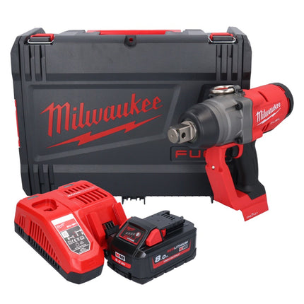 Milwaukee M18 ONEFHIWF1-801X Avvitatore a impulsi a batteria 18 V 2033 Nm 1 Brushless + 1x batteria 8,0 Ah + caricatore + HD Box