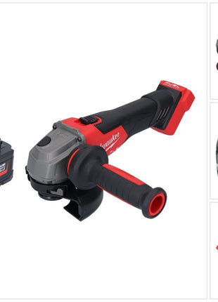 Milwaukee M18 FSAG125X-551 Smerigliatrice angolare a batteria 18 V 125 mm brushless + 1x batteria 5,5 Ah - senza caricabatterie