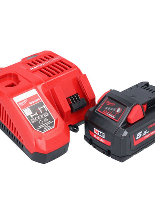 Milwaukee M18 FSAG125X-551 Akku Winkelschleifer 18 V 125 mm Brushless + 1x Akku 5,5 Ah + Ladegerät