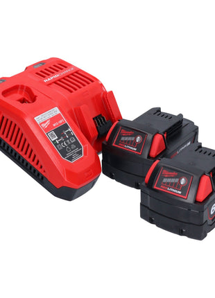 Amoladora angular a batería Milwaukee M18 FSAG125X-602 18 V 125 mm sin escobillas + 2x baterías 6,0 Ah + cargador