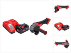 Milwaukee M18 FSAG125X-801 akumulatorowa szlifierka kątowa 18 V 125 mm bezszczotkowa + 1x akumulator 8,0 Ah + ładowarka