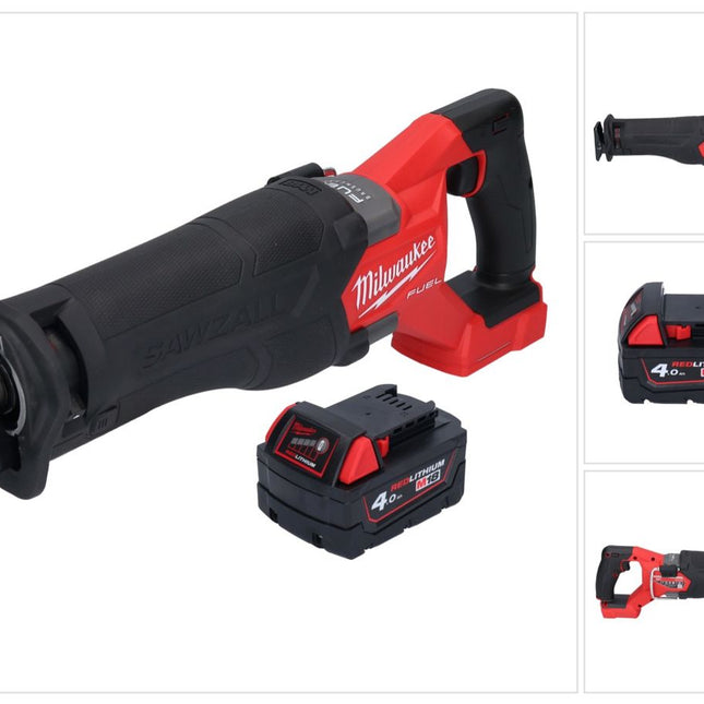 Batterie Milwaukee M18 FSZ-401 Scie sabre Recipro 18 V sans balais + 1x batterie 4,0 Ah - sans chargeur