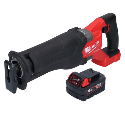 Sierra de sable sin cable Milwaukee M18 FSZ-401 18 V sin escobillas + 1x batería 4.0 Ah - sin cargador