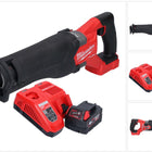 Milwaukee M18 FSZ-401 akumulatorowa pilarka szablasta 18 V bezszczotkowa + 1x akumulator 4,0 Ah + ładowarka