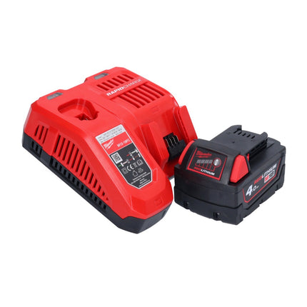 Milwaukee M18 FSZ-401 akumulatorowa pilarka szablasta 18 V bezszczotkowa + 1x akumulator 4,0 Ah + ładowarka