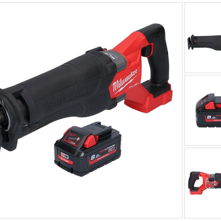 Milwaukee M18 FSZ-801 sega alternativa a batteria 18 V brushless + 1x batteria 8,0 Ah - senza caricabatterie