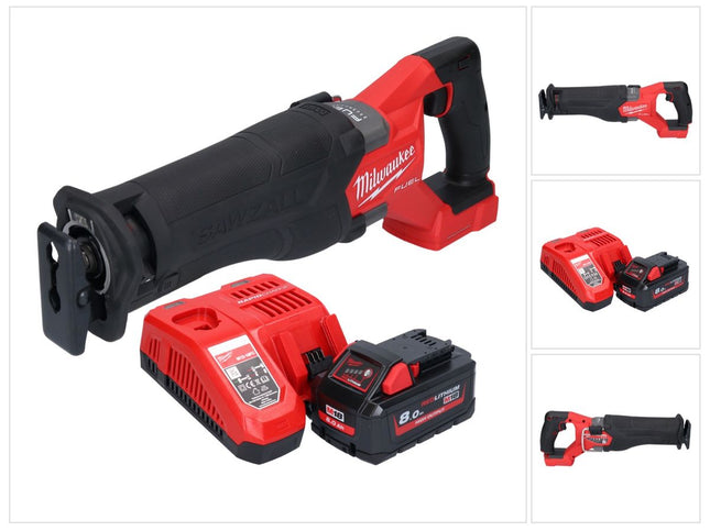 Milwaukee M18 FSZ-801 sega alternativa a batteria 18 V brushless + 1x batteria 8,0 Ah + caricabatterie