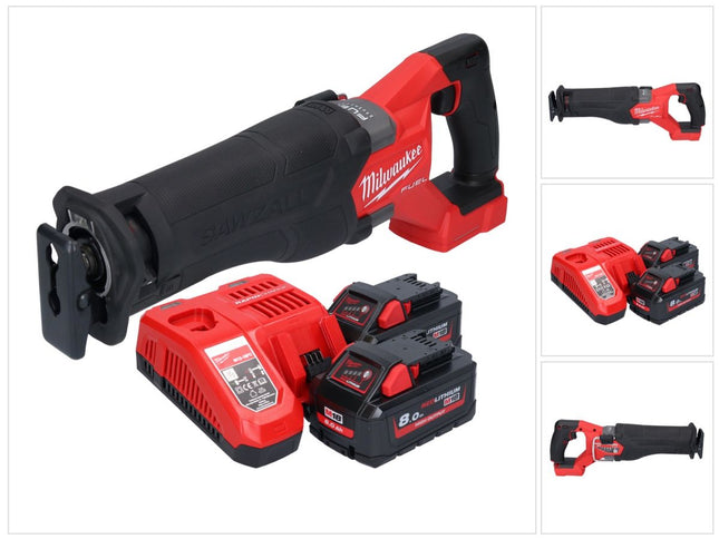 Milwaukee M18 FSZ-802 sega alternativa a batteria 18 V brushless + 2x batteria 8,0 Ah + caricabatterie