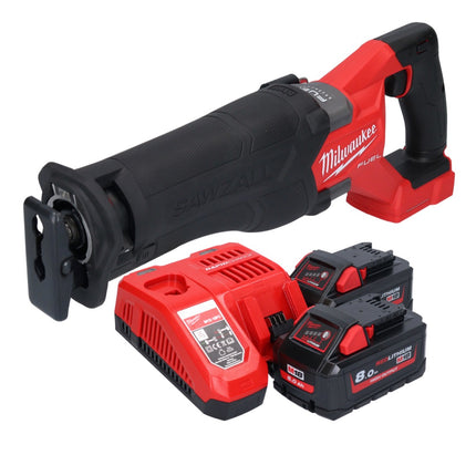 Milwaukee M18 FSZ-802 cordless Recipro reciprocating saw 18 V brushless + 2x battery 8.0 Ah + charger