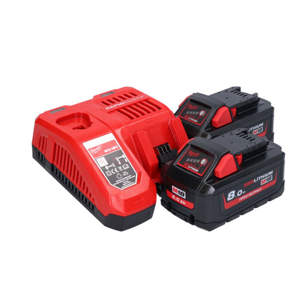 Milwaukee M18 FSZ-802 cordless Recipro reciprocating saw 18 V brushless + 2x battery 8.0 Ah + charger