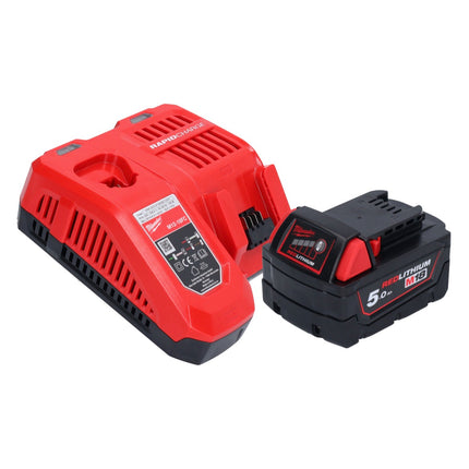 Avvitatore a impulsi a batteria Milwaukee M18 FIW2F12-501 18 V 339 Nm 1/2" brushless + 1x batteria ricaricabile 5,0 Ah + caricatore
