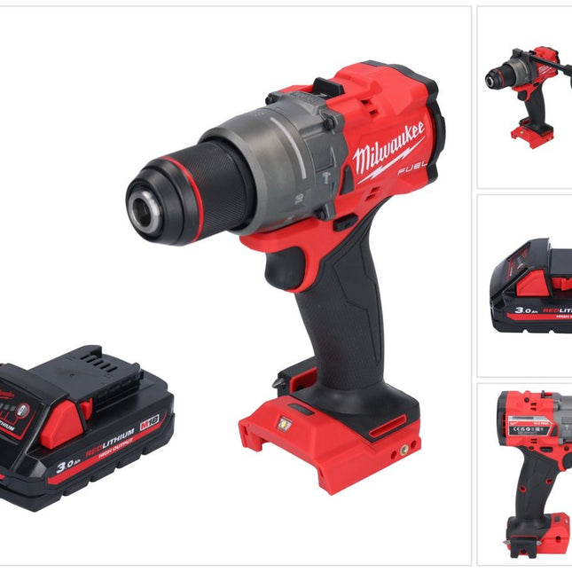 Milwaukee M18 FPD3-301 cordless impact drill 18 V 158 Nm brushless + 1x rechargeable battery 3.0 Ah - without charger