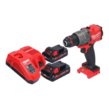 Milwaukee M18 FPD3-302 cordless impact drill 18 V 158 Nm brushless + 2x rechargeable battery 3.0 Ah + charger