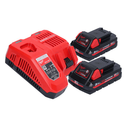 Milwaukee M18 FPD3-302 cordless impact drill 18 V 158 Nm brushless + 2x rechargeable battery 3.0 Ah + charger