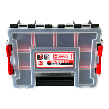 Organizador Qbrick Systems Regular 300 300 x 224 x 74 mm 2 l apilable
