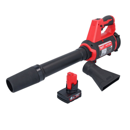 Milwaukee M12 BBL-601 Soffiatore a batteria 12 V + 1x batteria 6,0 Ah - senza caricabatteria