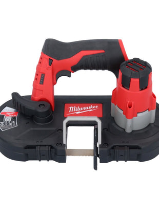 Sierra de cinta a batería Milwaukee M12 BS-201 12 V 41 x 41 mm + 1x batería 2,0 Ah - sin cargador