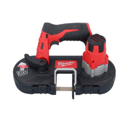 Sierra de cinta a batería Milwaukee M12 BS-251 12 V 41 x 41 mm + 1x batería 2,5 Ah + cargador