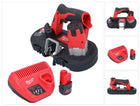 Scie à ruban à batterie Milwaukee M12 BS-251 12 V 41 x 41 mm + 1x batterie 2,5 Ah + chargeur