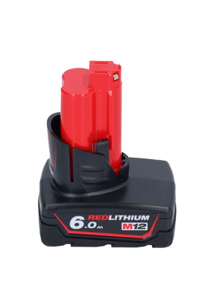 Sega a nastro a batteria Milwaukee M12 BS-601 12 V 41 x 41 mm + 1x batteria 6,0 Ah - senza caricatore