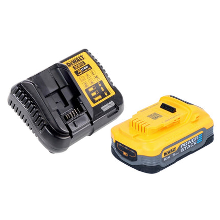 Akumulatorowy klucz udarowy DeWalt DCF 887 H1 18 V 205 Nm 1/4" bezszczotkowy + 1x akumulator powerstack 5,0 Ah + ładowarka