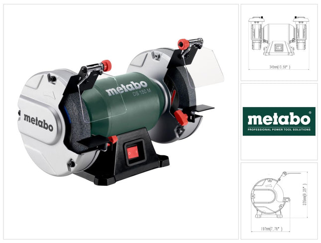 Metabo DS 150 M Levigatrice doppia 370 W 150 x 20 x 20 mm ( 604150000 )