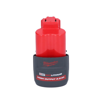 Milwaukee M12 PCSS-251 Coupe-tubes inox sans fil 12 V 12 - 28 mm + batterie 2,5 Ah - sans chargeur