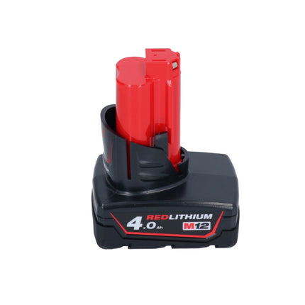 Milwaukee M12 PCSS-401 akumulatorowy obcinak do rur ze stali nierdzewnej 12 V 12 - 28 mm + 1x akumulator 4,0 Ah - bez ładowarki