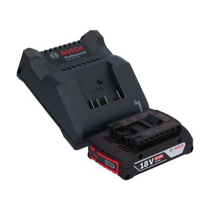 Bosch GSB 18V-45 Profesjonalna akumulatorowa wiertarko-wkrętarka udarowa 18 V 45 Nm bezszczotkowa + 1x akumulator 2,0 Ah + ładowarka + walizka L