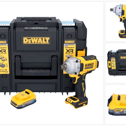 DeWalt DCF 892 NT 18 V 813 Nm 1/2'' Avvitatore a impulsi senza spazzole + 1x batteria 1,7 Ah + TSTAK - senza caricatore