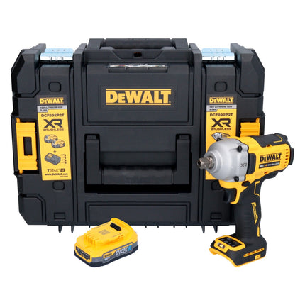DeWalt DCF 892 NT 18 V 813 Nm 1/2'' Avvitatore a impulsi senza spazzole + 1x batteria 1,7 Ah + TSTAK - senza caricatore