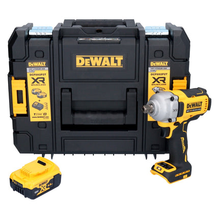 DeWalt DCF 892 NT Clé à choc sans fil 18 V 813 Nm 1/2'' Brushless + 1x batterie 5,0 Ah + TSTAK - sans chargeur
