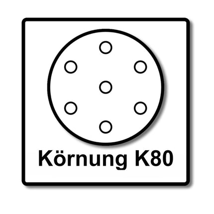 Lijadora rotorbital Makita BO 5031 300 W 125 mm + 50 lijas K80