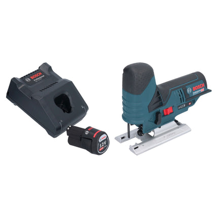 Bosch GST 12V-70 Professional Scie sauteuse sans fil 12 V 70 mm + 1x batterie 2,0 Ah + chargeur