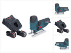 Bosch GST 12V-70 Professional cordless jigsaw 12 V 70 mm + 2x rechargeable battery 3.0 Ah + charger