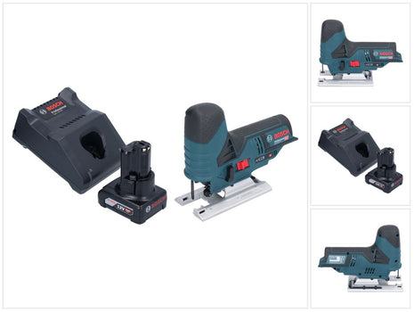 Bosch GST 12V-70 Sierra de calar profesional a batería 12 V 70 mm + 1x batería 6,0 Ah + cargador