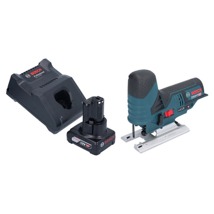 Bosch GST 12V-70 Professional Scie sauteuse sans fil 12 V 70 mm + 1x batterie 6,0 Ah + chargeur