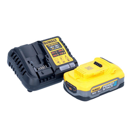 DeWalt DCB 1104 H1 Kit de démarrage sans fil 12 V / 18 V 1x batterie Powerstack 5,0 Ah + chargeur DCB 1104
